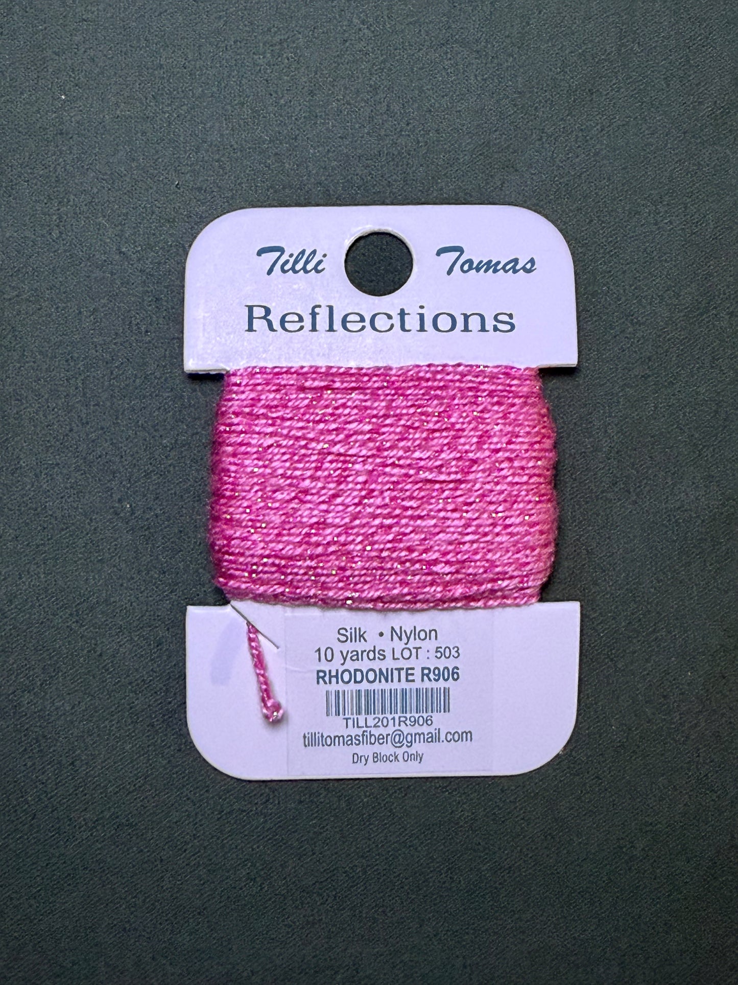 Reflections Card 906 Rhodonite