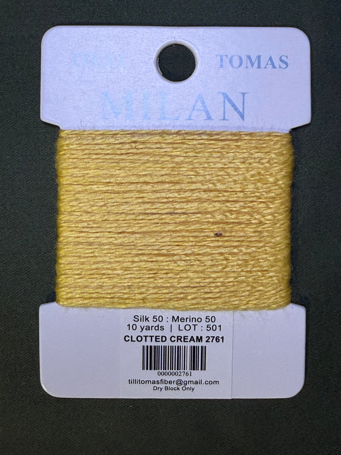 Milan Card 2761 Clotted Cream