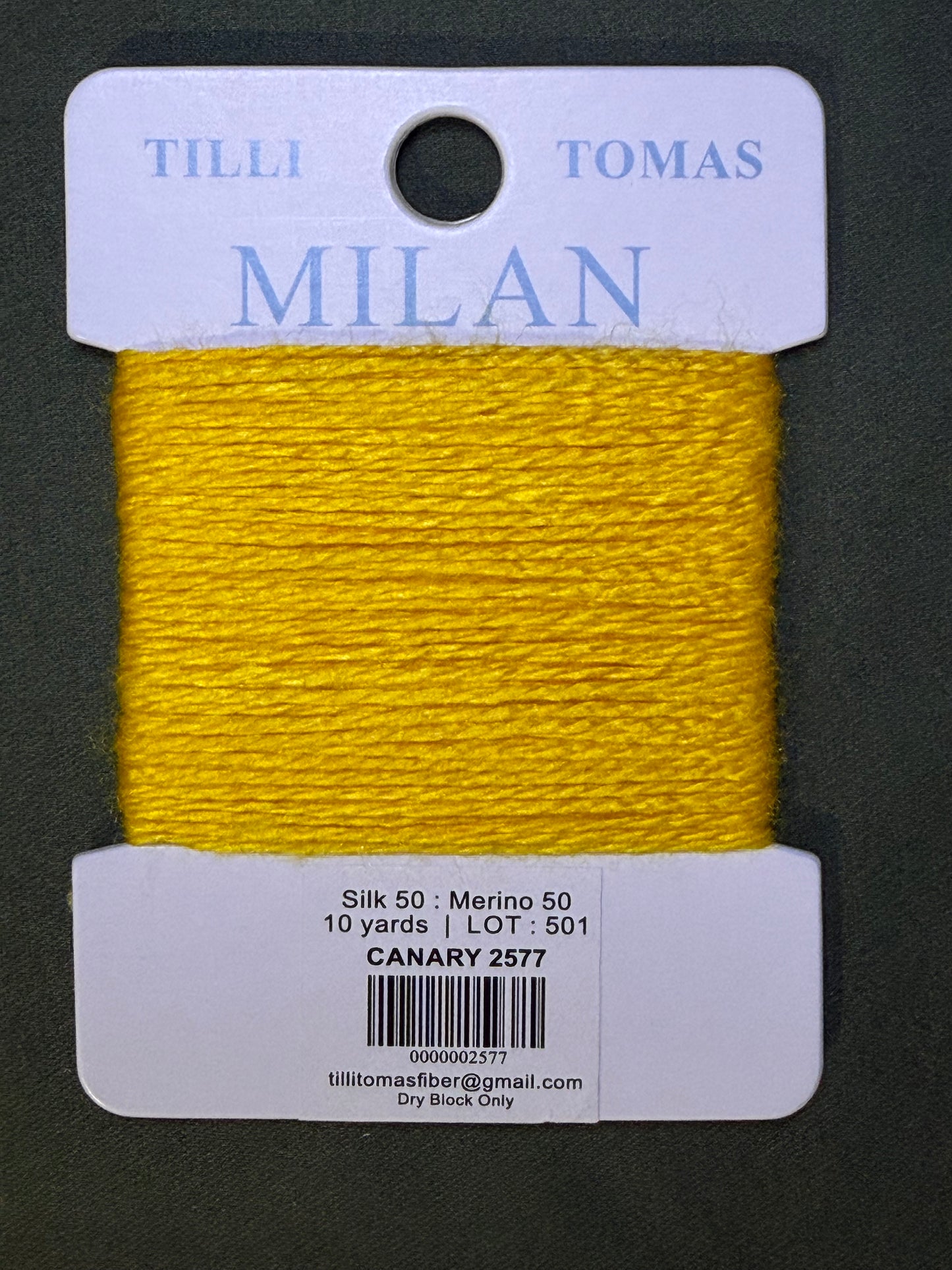 Milan Card 2577 Canary
