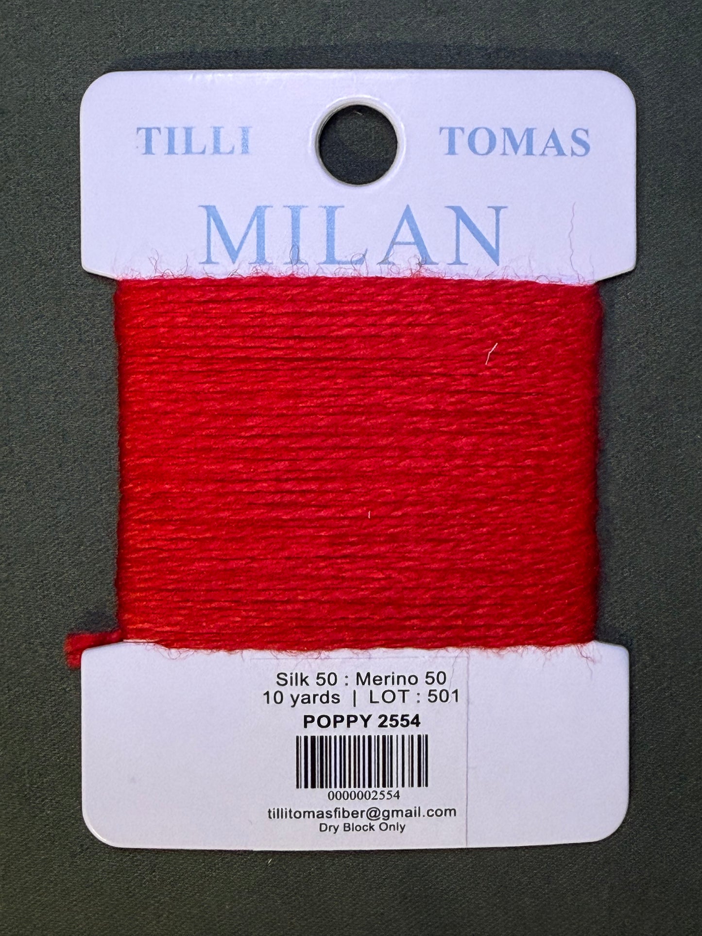 Milan Card 2554 Poppy