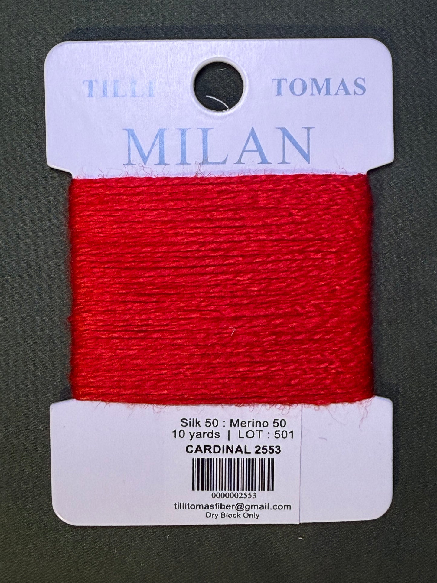 Milan Card 2553 Cardinal