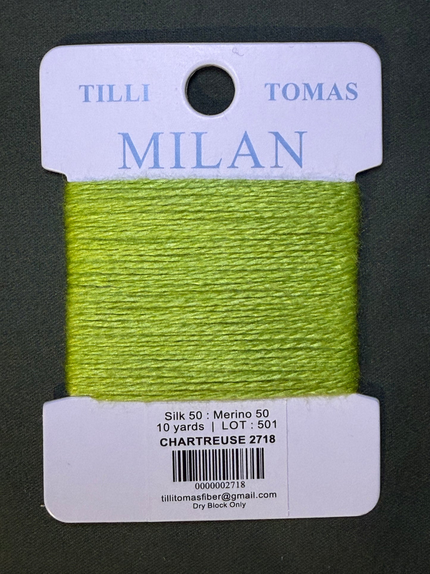 Milan Card 2718 Chartreuse