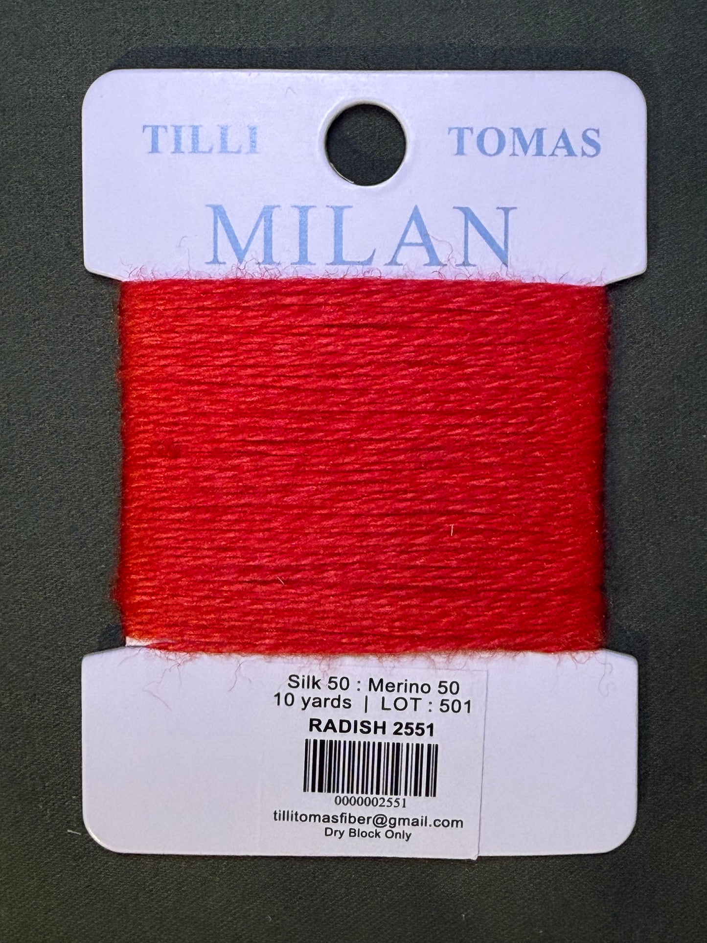 Milan Card 2551 Radish