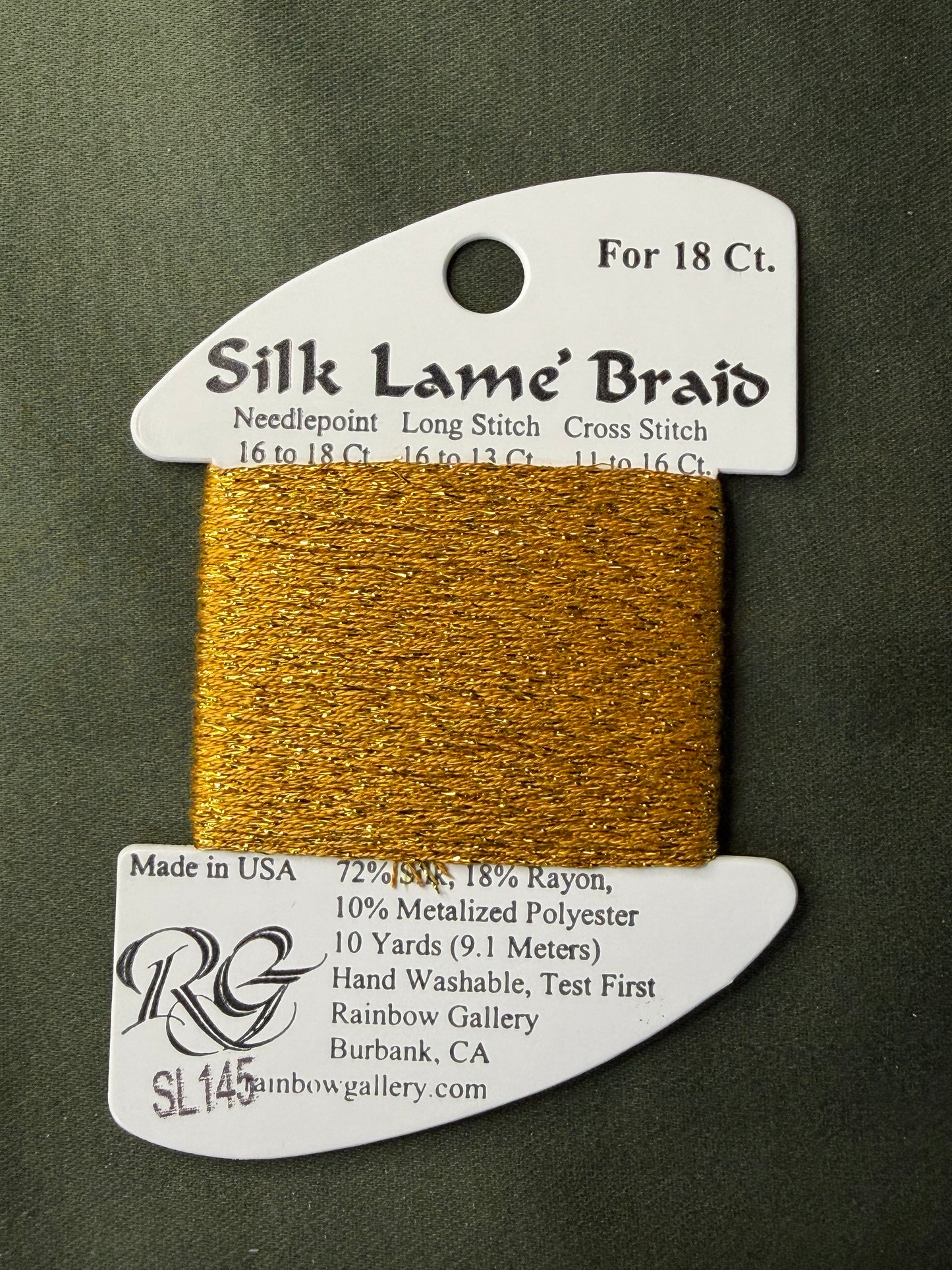 Silk Lame' Brd SL145 Fool's Gold