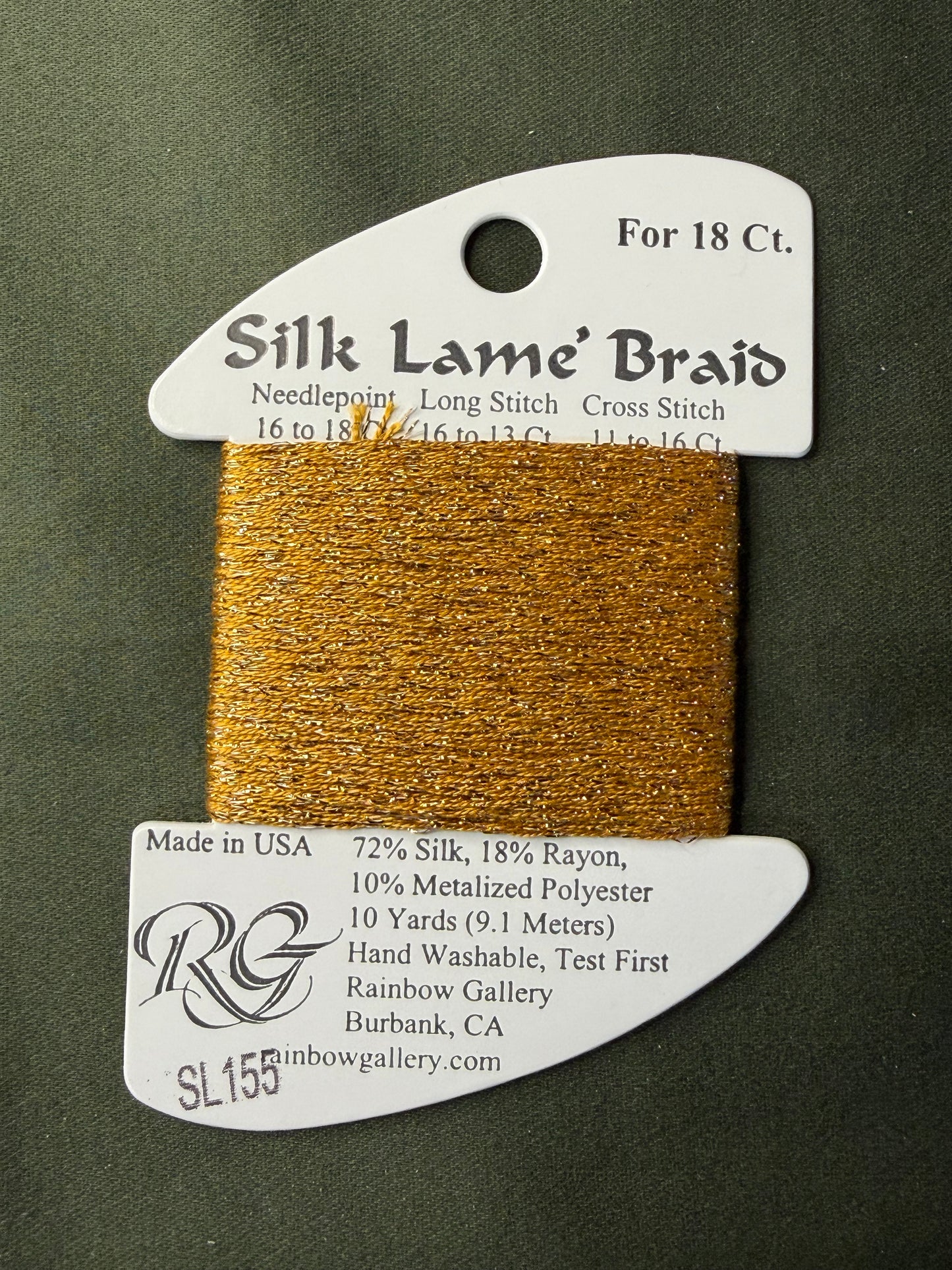 Silk Lame' Brd SL155-Harvest Gld