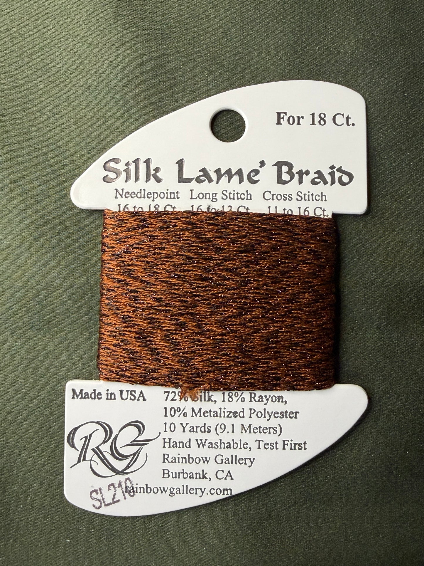 Silk Lame' Brd SL210-Capuccino