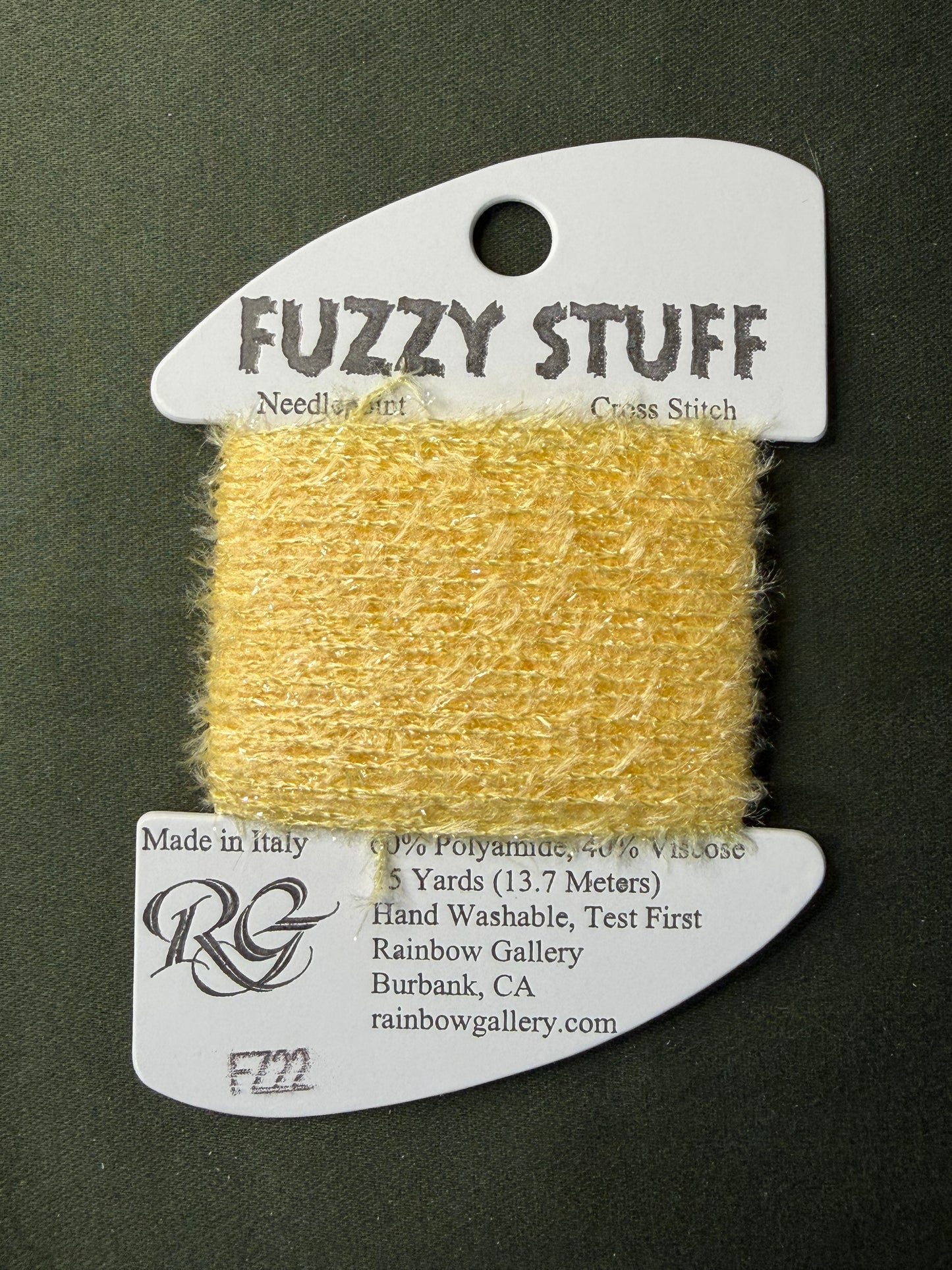Fuzzy Stuff FZ22-Yellow
