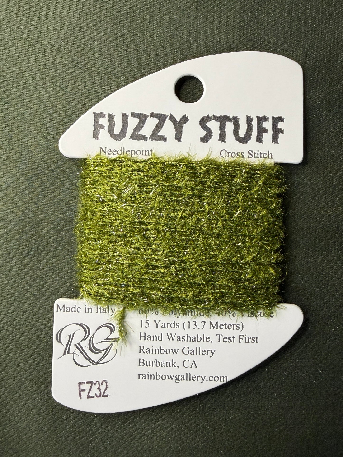 Fuzzy Stuff FZ32-Leaf Green