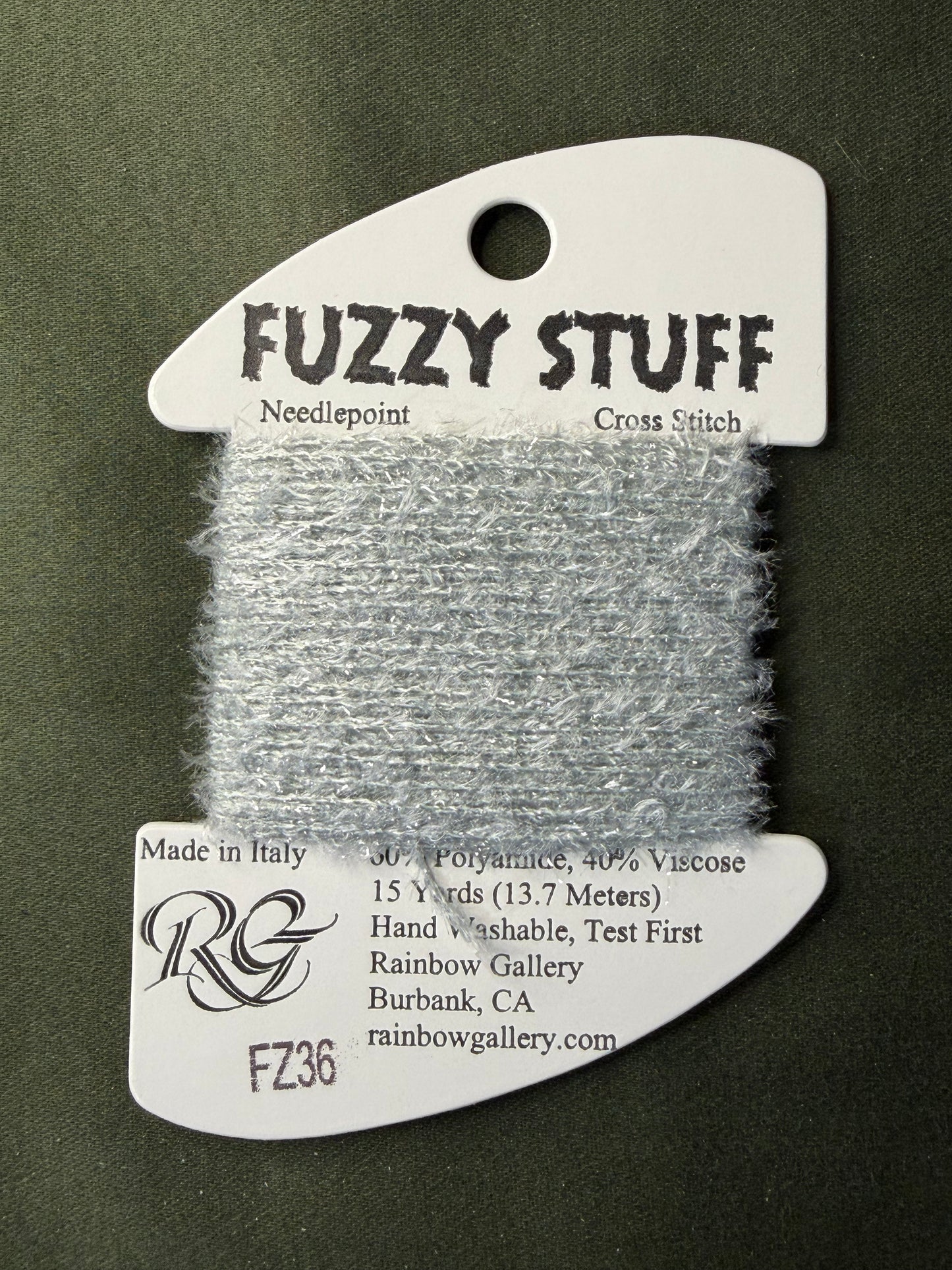 Fuzzy Stuff FZ36-Pale Gray