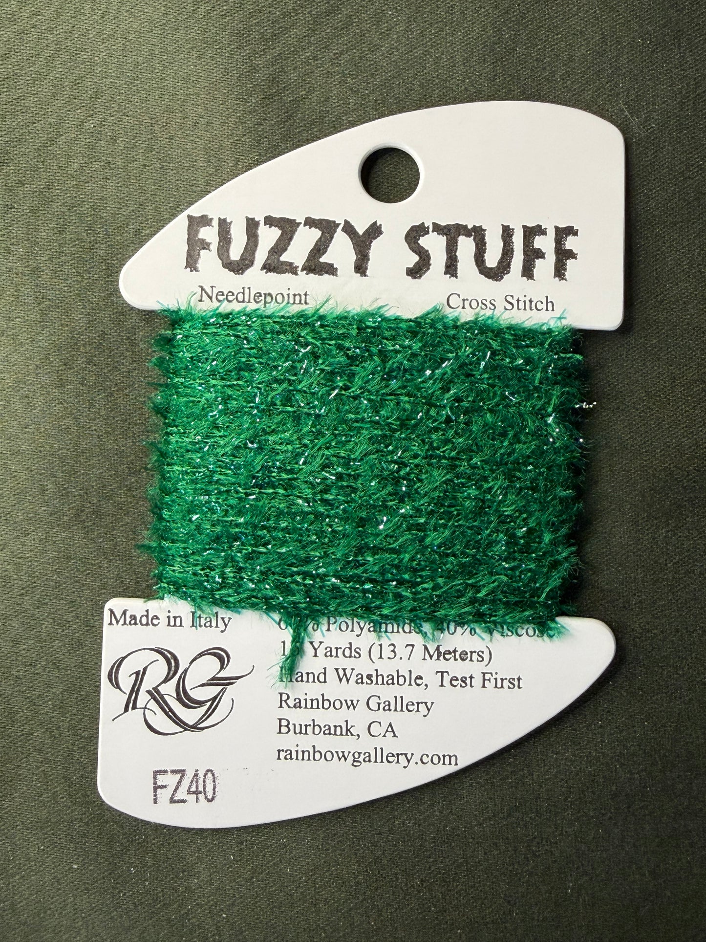 Fuzzy Stuff FZ40-Dark Emerald