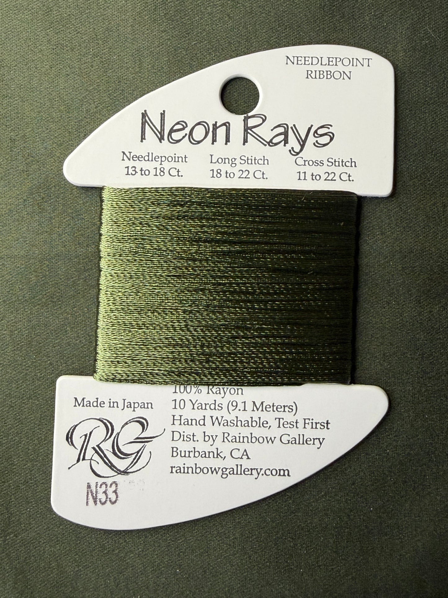 Neon Rays N33-Loden Green