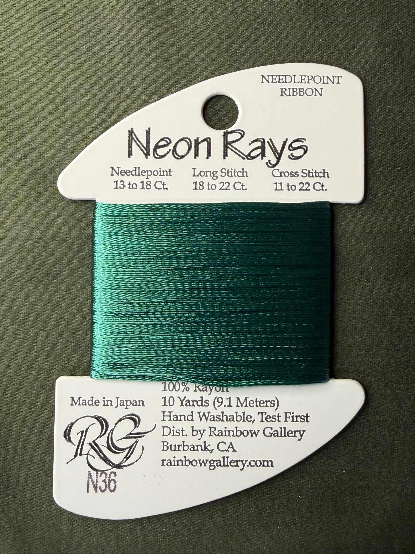 Neon Rays N36-Jade Green