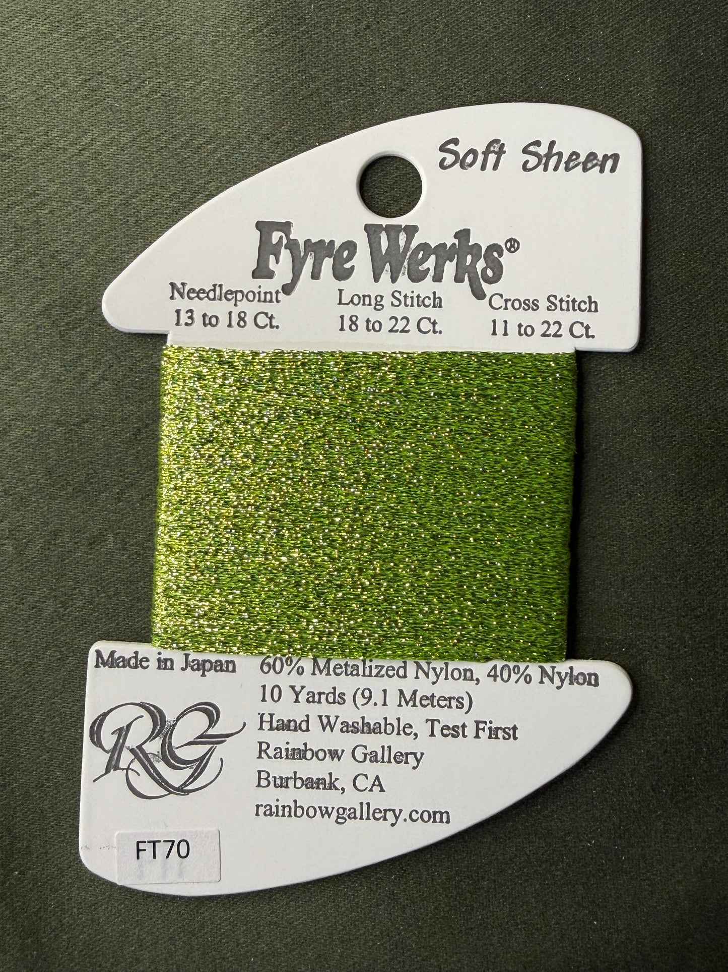 Fyre Werks FT70-Chartreuse
