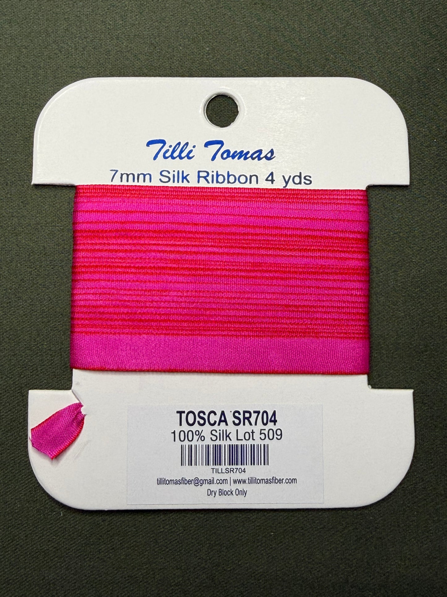 7mm Silk Ribbon 704 Tosca