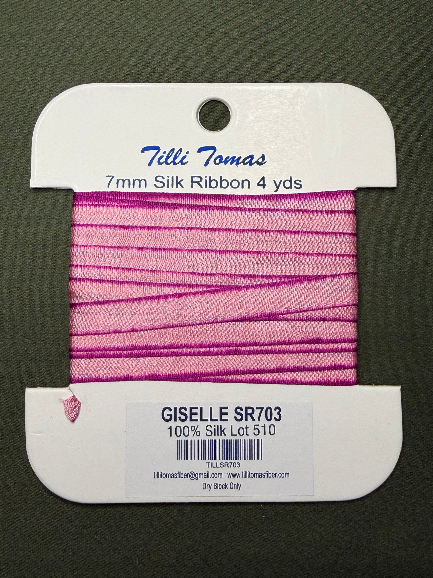 7mm Silk Ribbon 703 Giselle