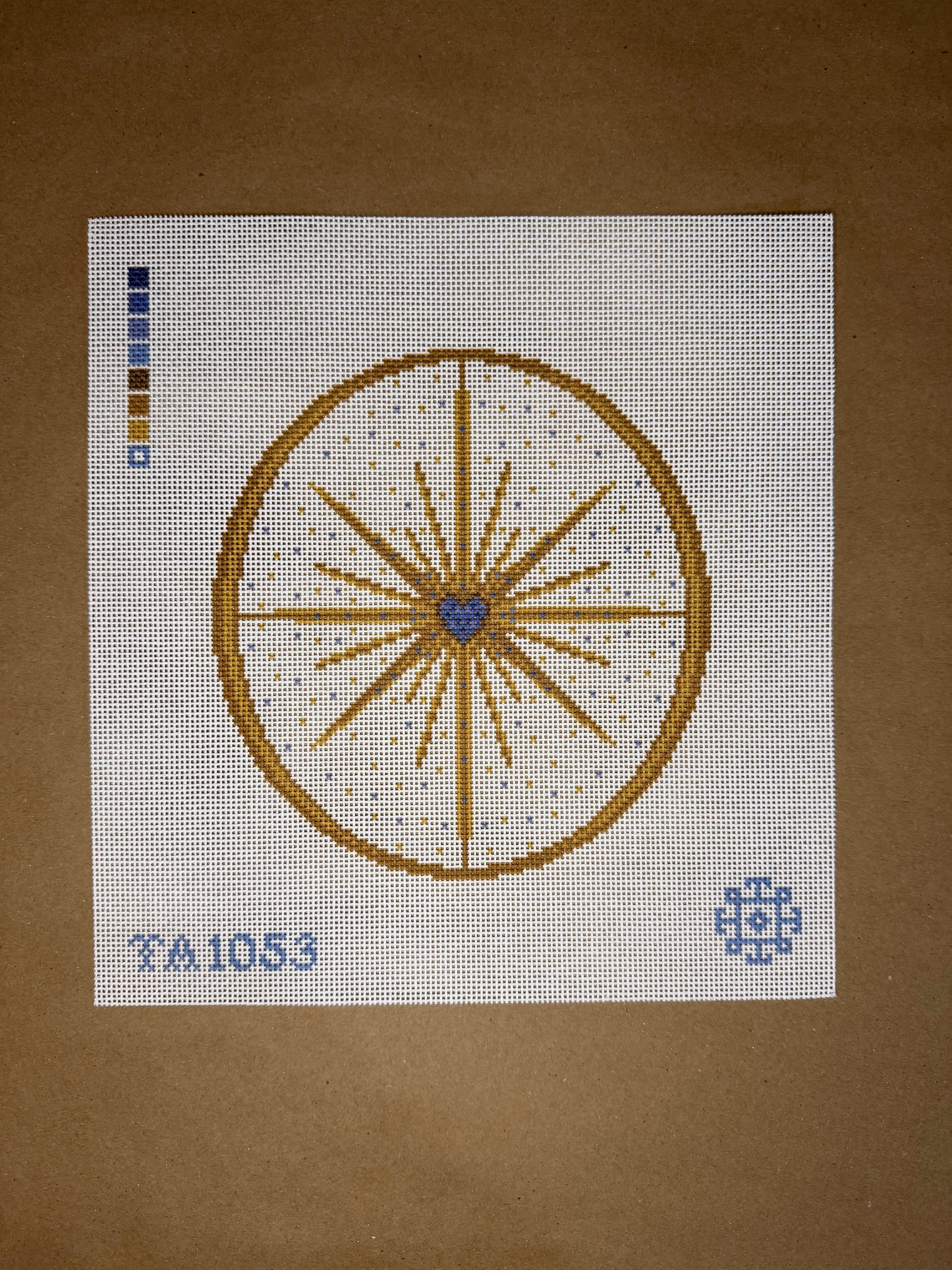 Star- White Printed Canvas