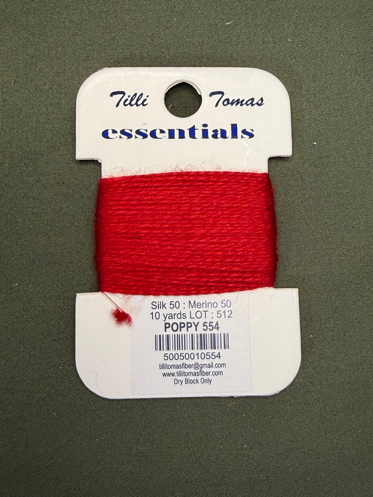 Essentials Card 554 Poppy