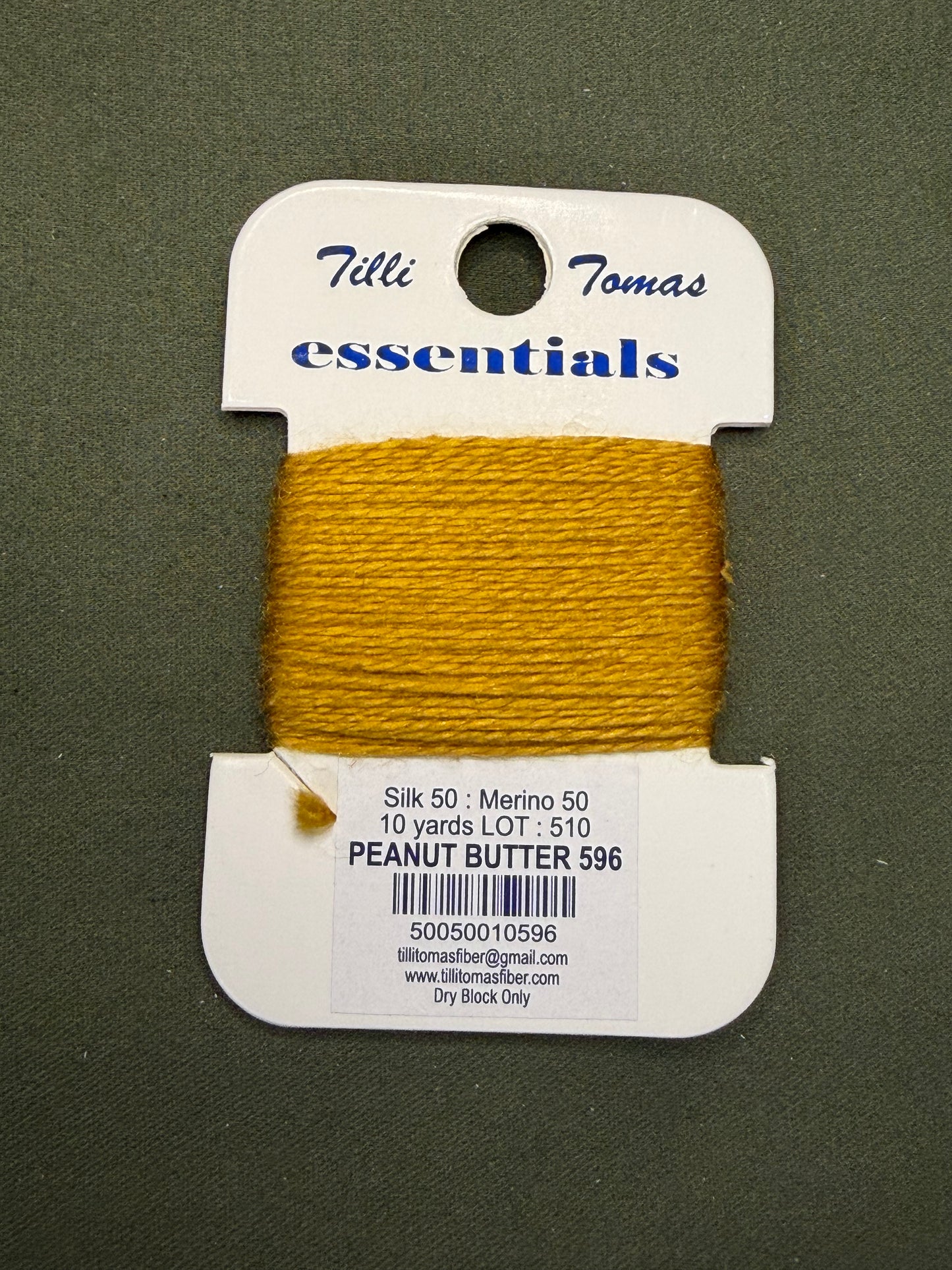 Essentials Card 596 Peanut Butter