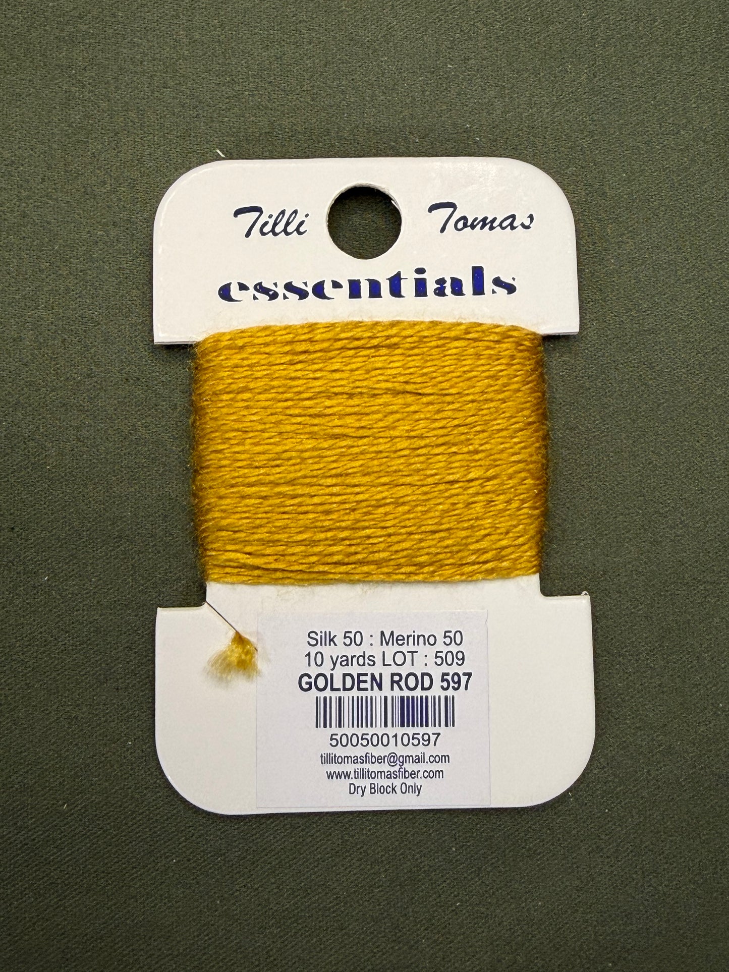 Essentials Card 597 Golden Rod