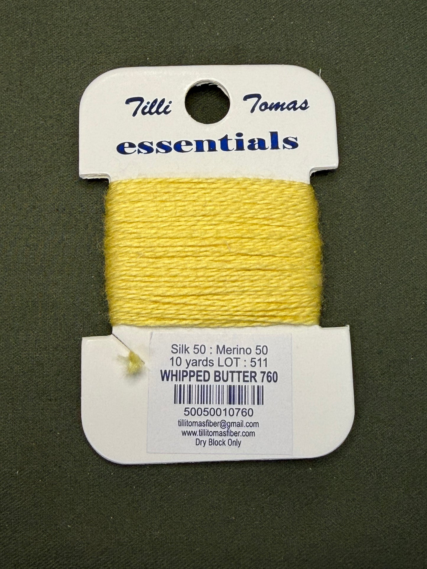 Essentials Card 760 Whipped Butter
