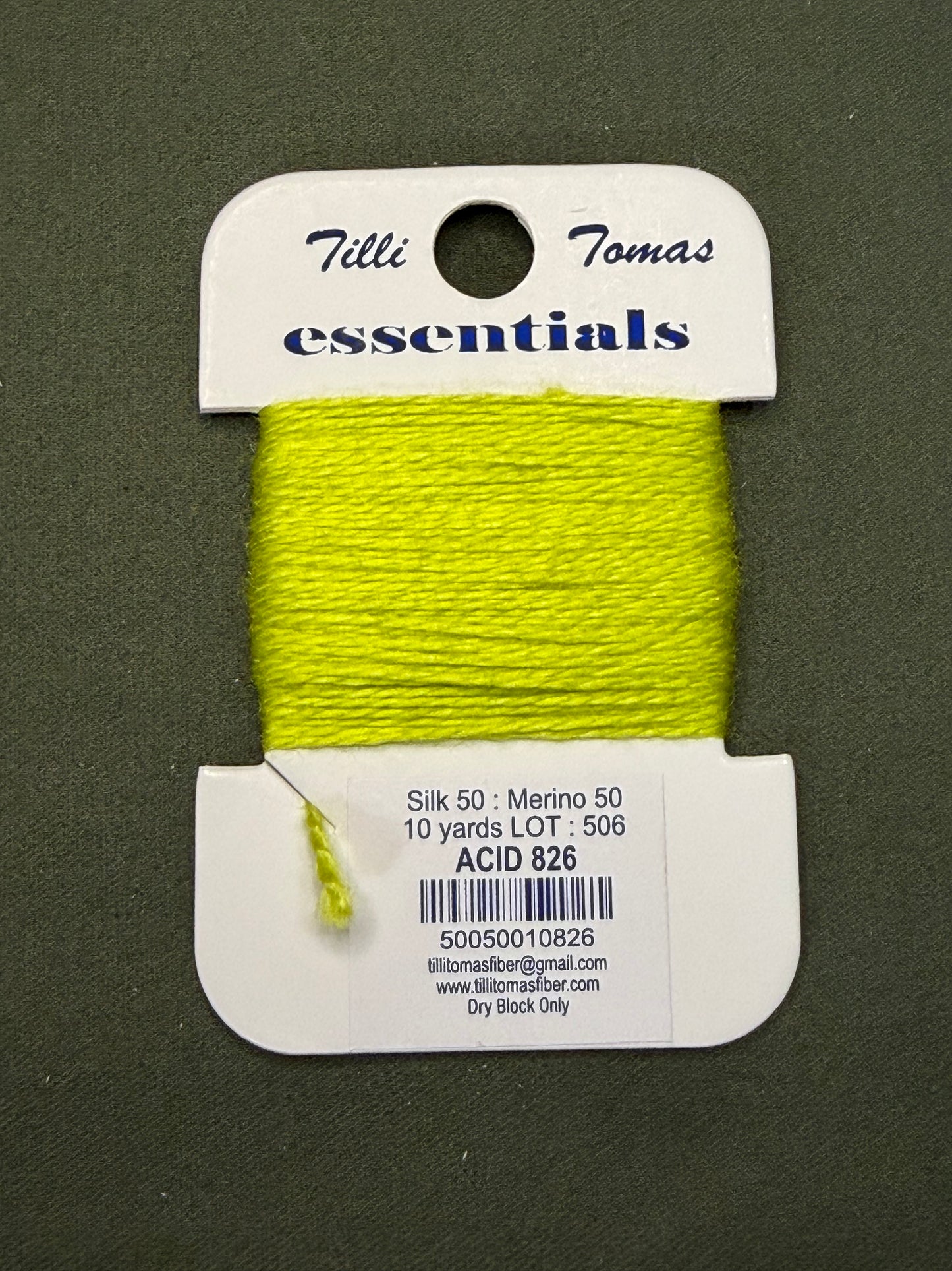 Essentials Card 826 Acid