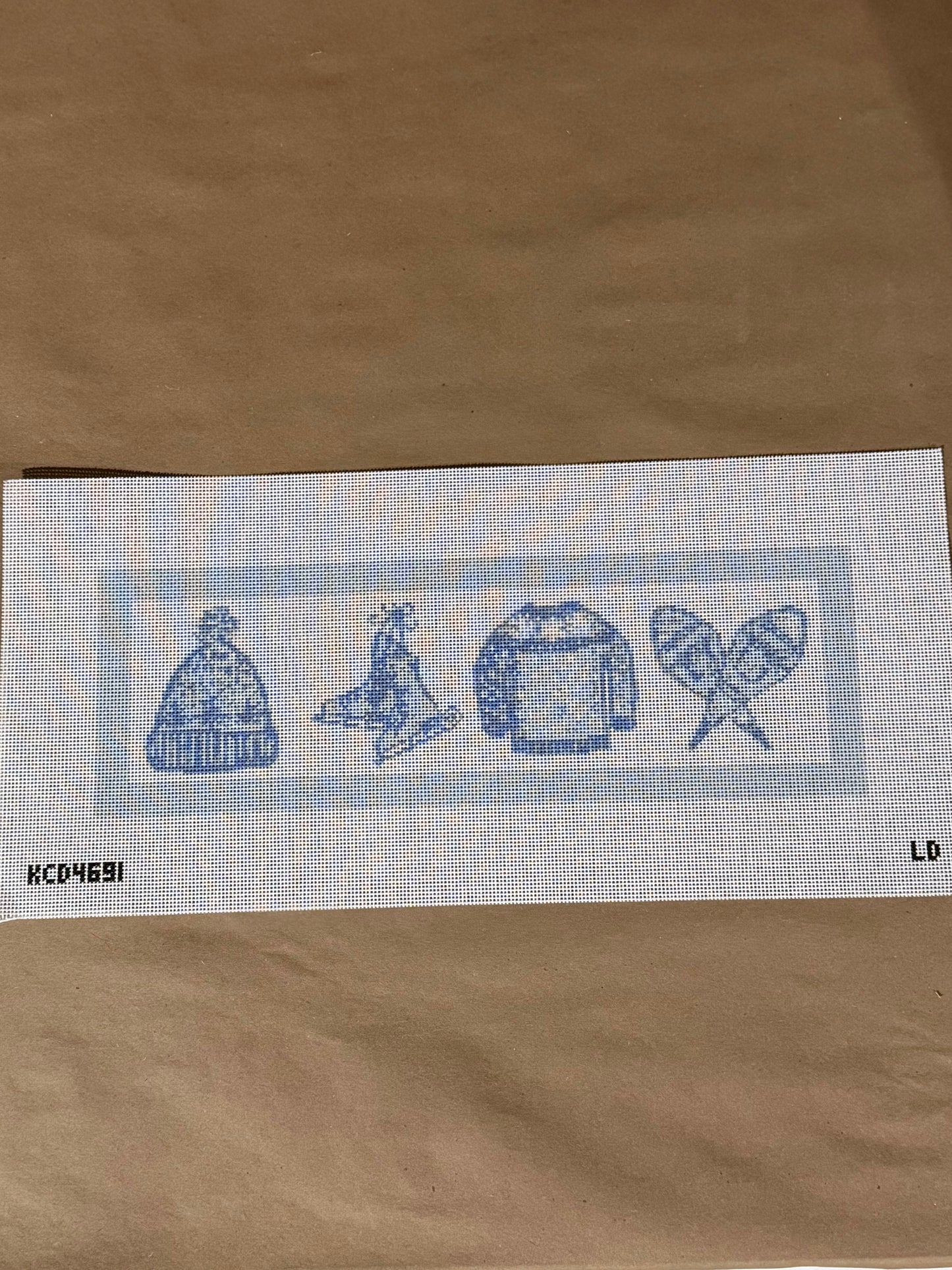 Winter Bolster Printed Canvas