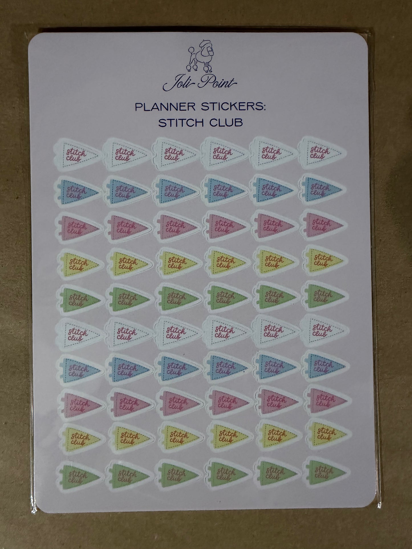 Stitch Club Sticker Sheet