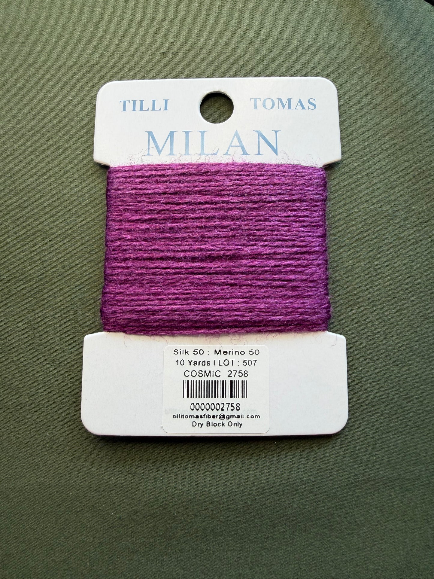 Milan Card 2758 Cosmic