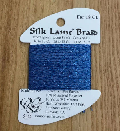 Silk Lame' Brd SL14 Blue