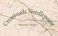 Crossroads Needlepoint Gift Card