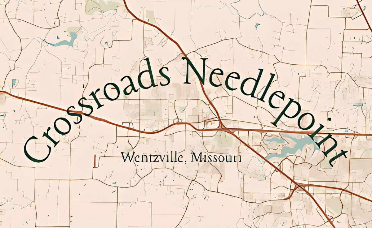 Crossroads Needlepoint Gift Card