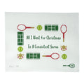 All I Want for Christmas is a Consistent Serve Needlepoint Canvas