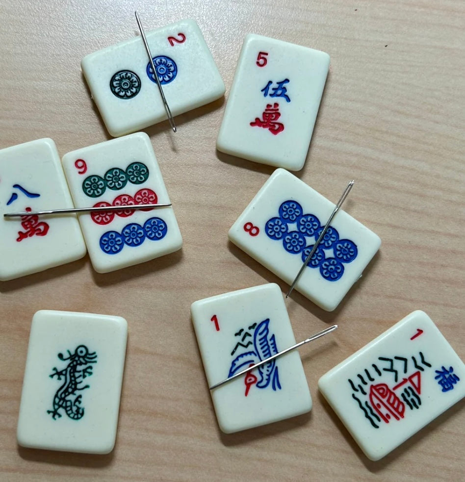 JT-A7 Authentic Mah Jong Tile Needleminder