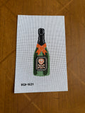 Skeleton Bottle Canvas