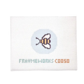 Bee 1.75" Round Mini Needlepoint Canvas
