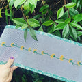 Dandelion Chain Belt or Hat Band Needlepoint Canvas