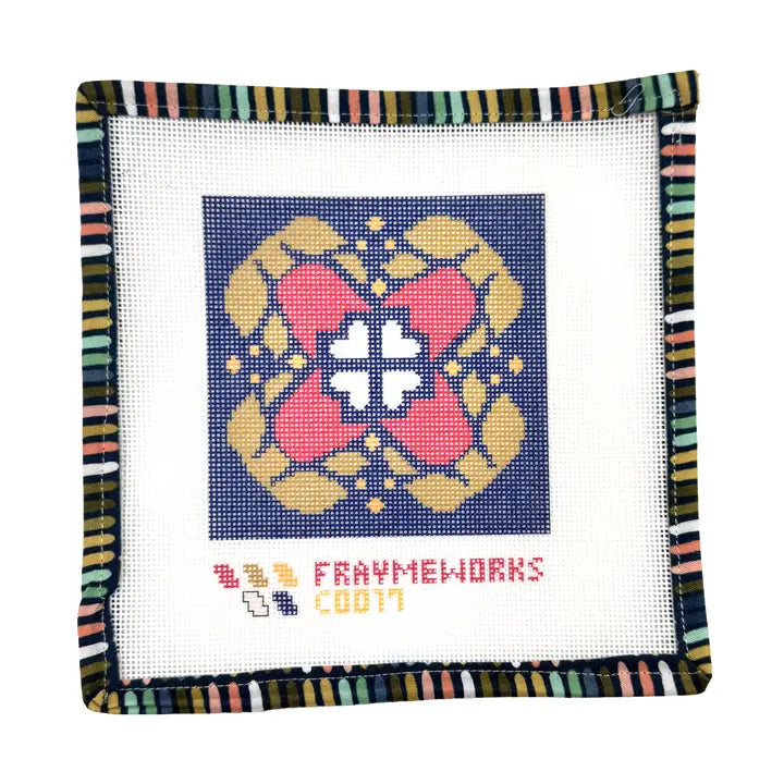 Helga Handker 4x4" Needlepoint Canvas
