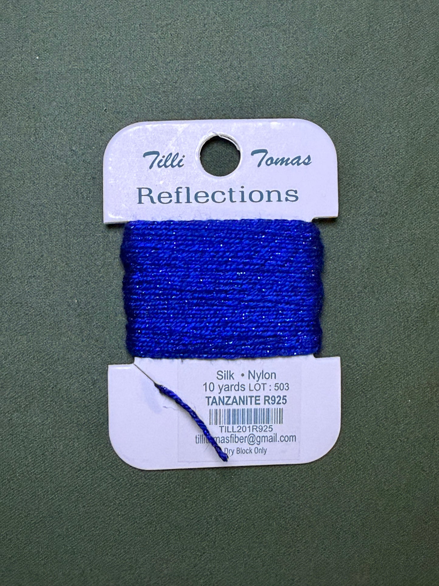 Reflections Card 925 Tanzanite