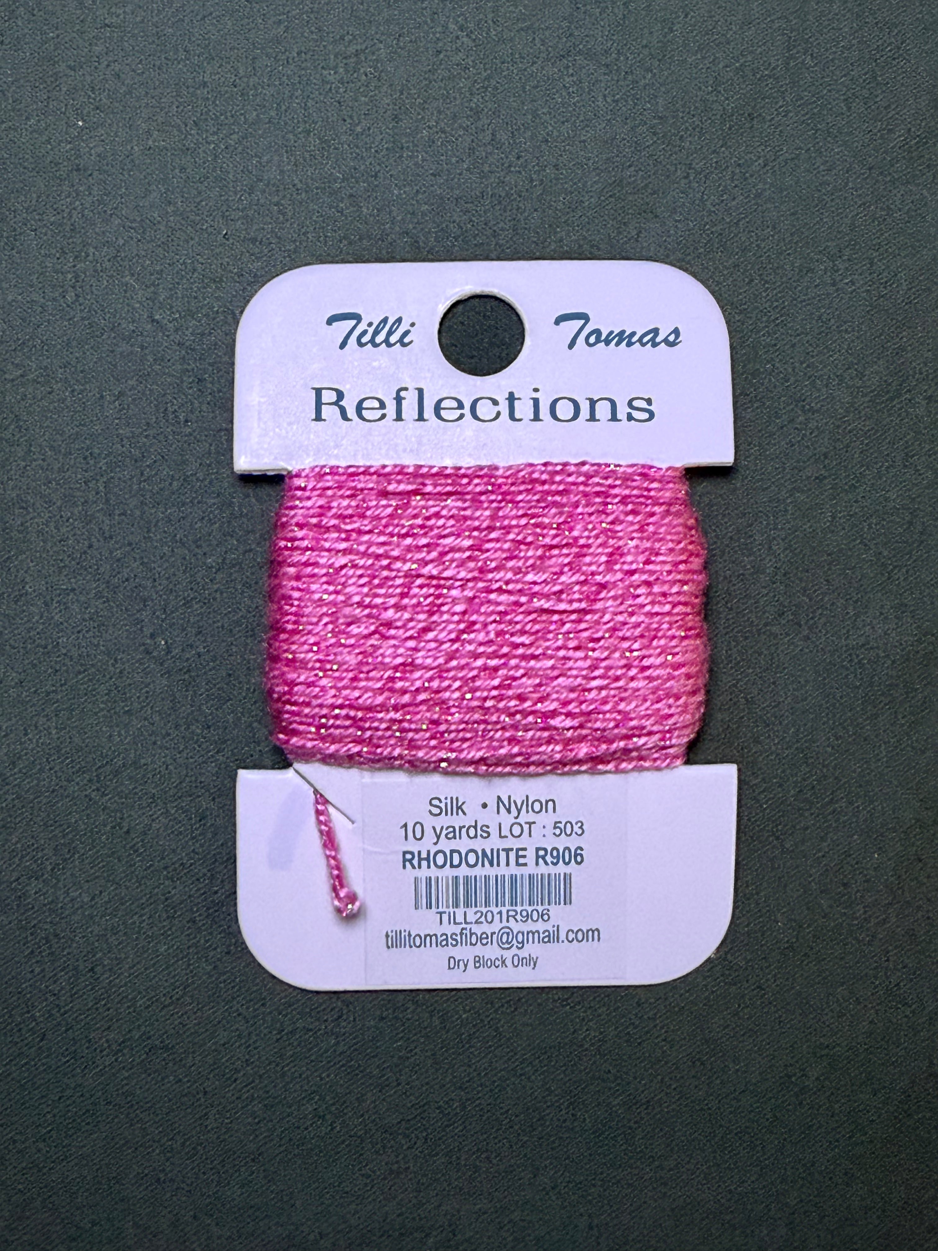 Reflections Card 906 Rhodonite