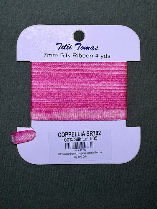7mm Silk Ribbon 702 Coppellia