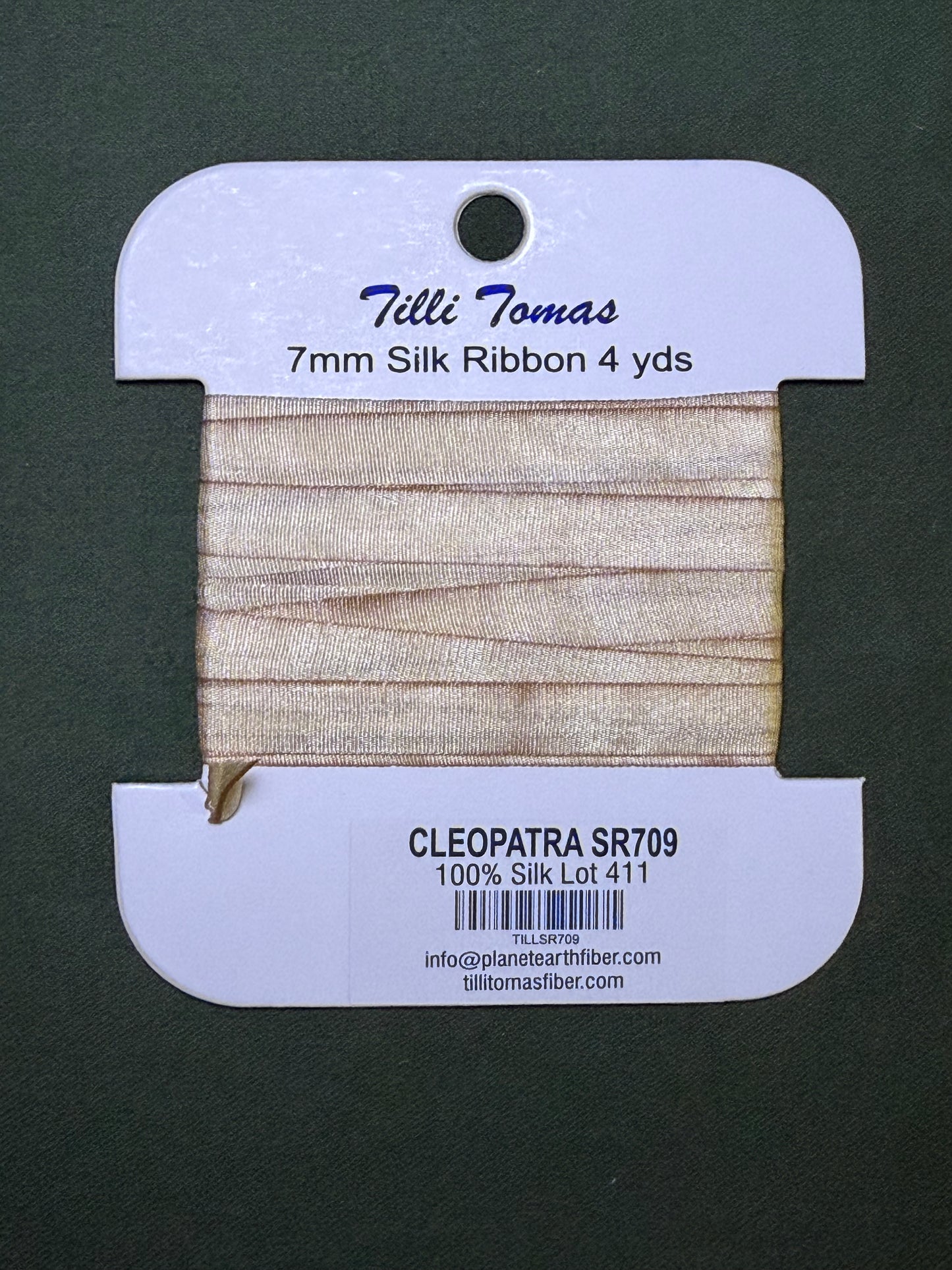 7mm Silk Ribbon 709 Cleopatra