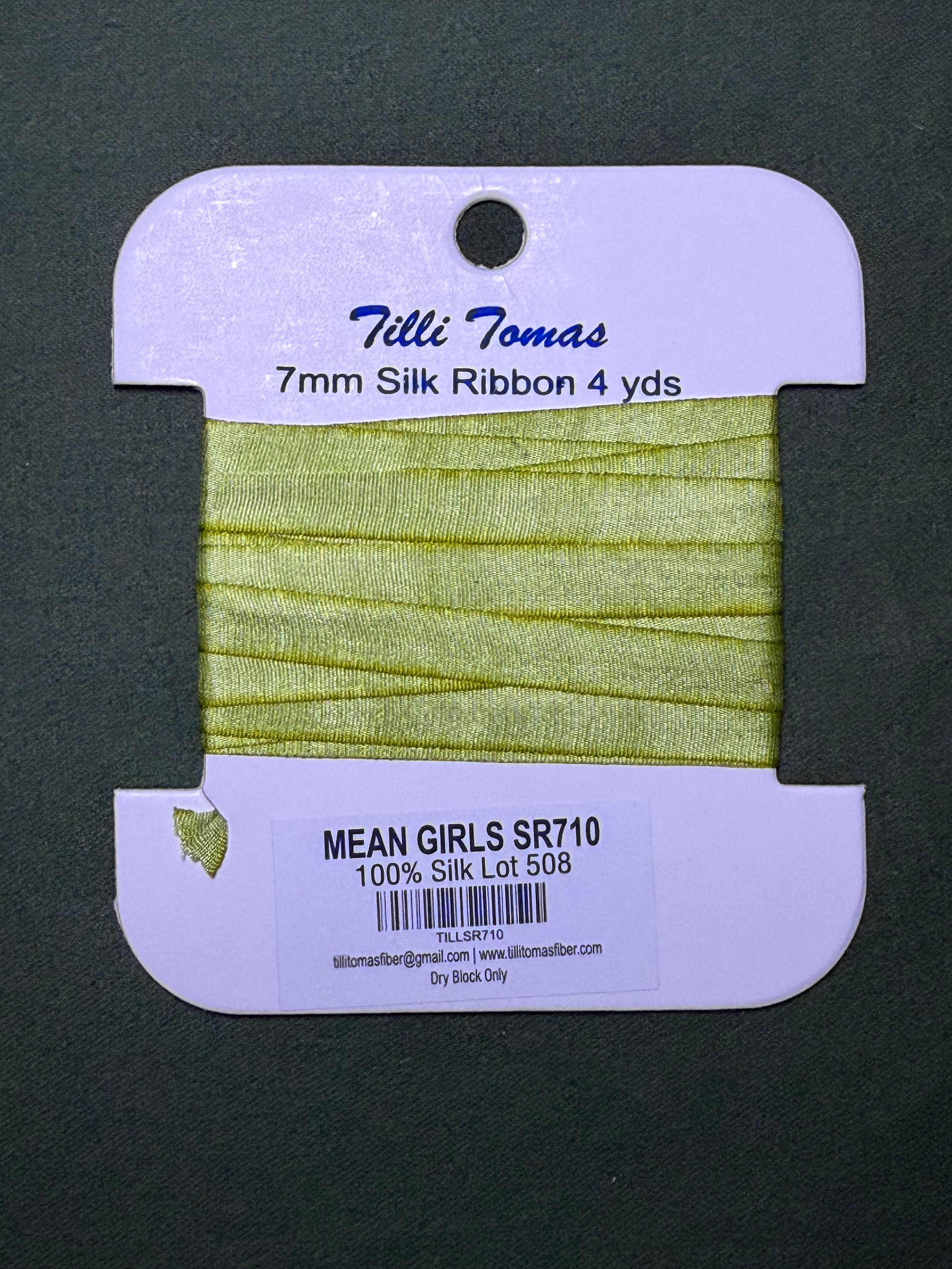 7mm Silk Ribbon 710 Mean Girls