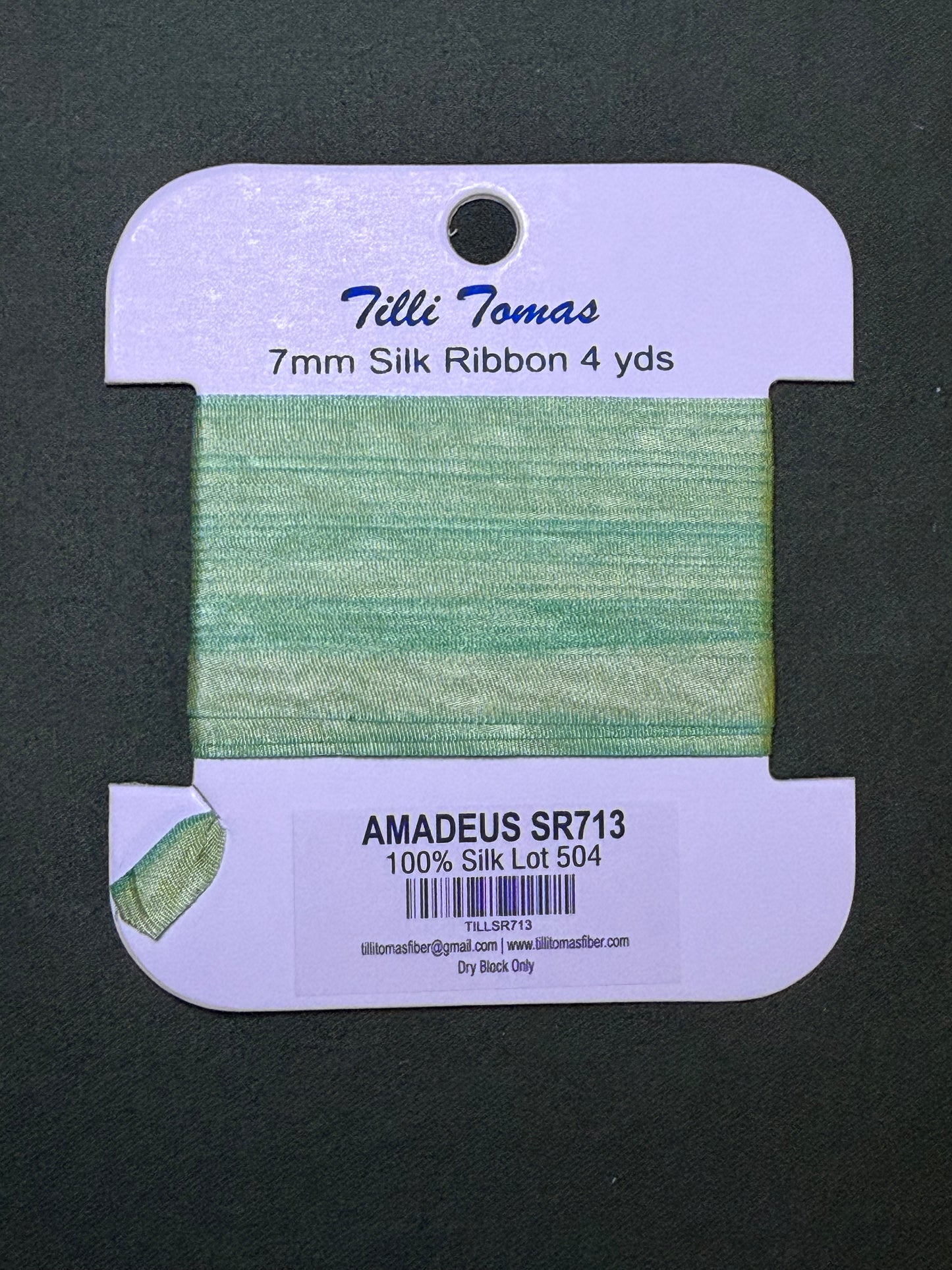 7mm Silk Ribbon 713 Amadeus