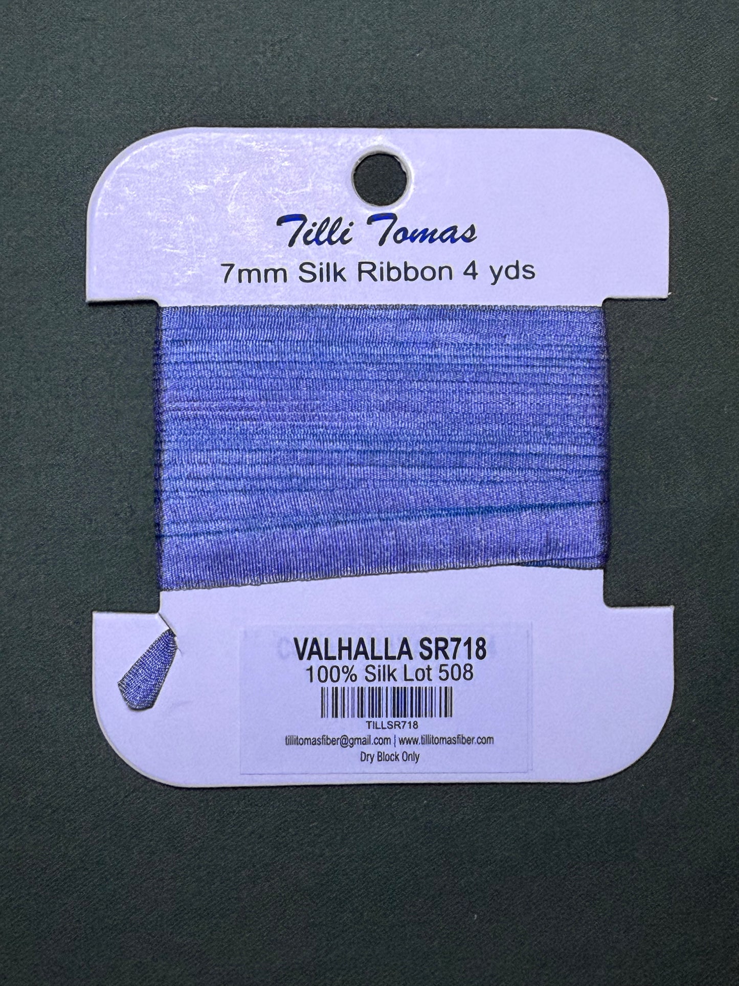 7mm Silk Ribbon 718 Valhalla