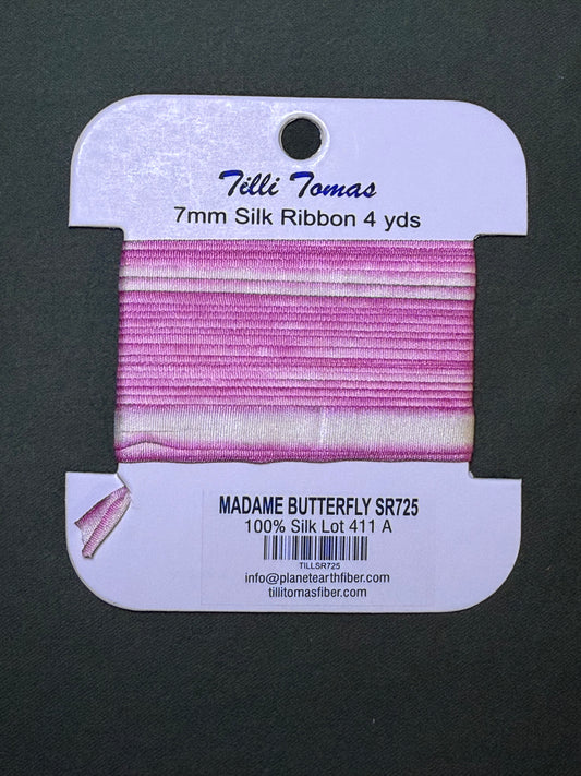 7mm Silk Ribbon 725 Madame Butterfly