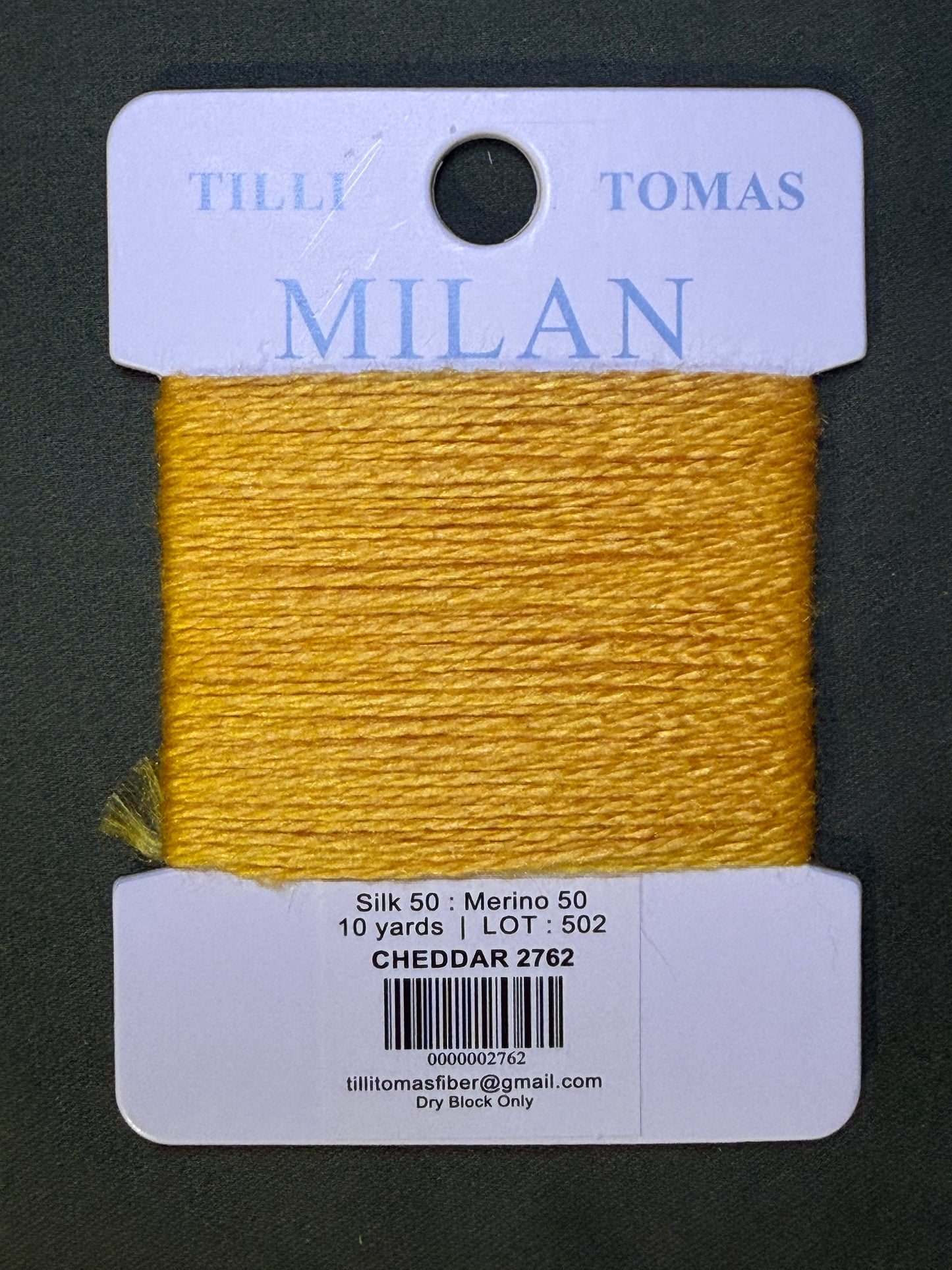 Milan Card 2762 Cheddar