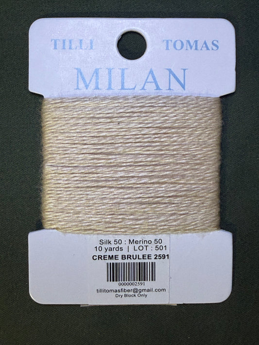 Milan Card 2591 Creme Brulee