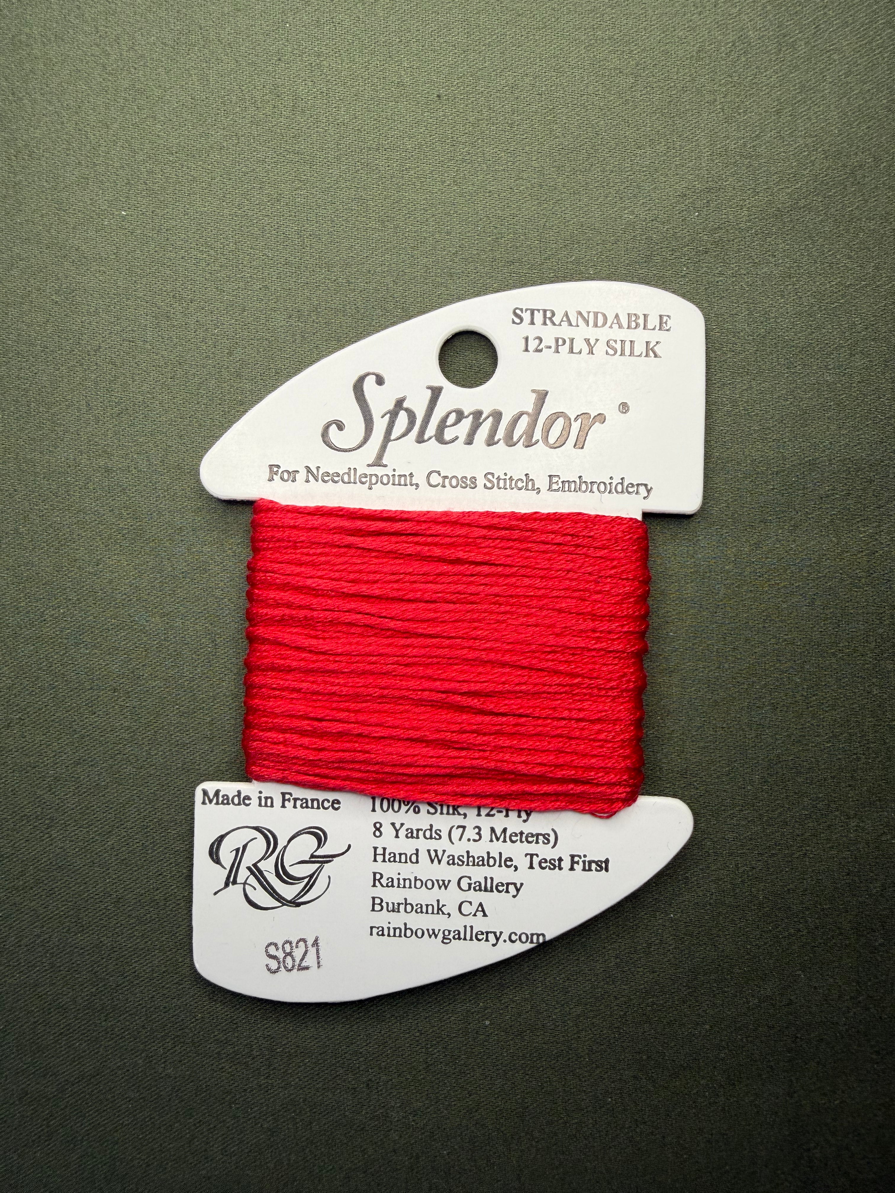 Splendor S821-Medium Red
