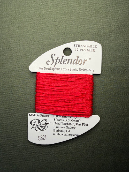Splendor S821-Medium Red