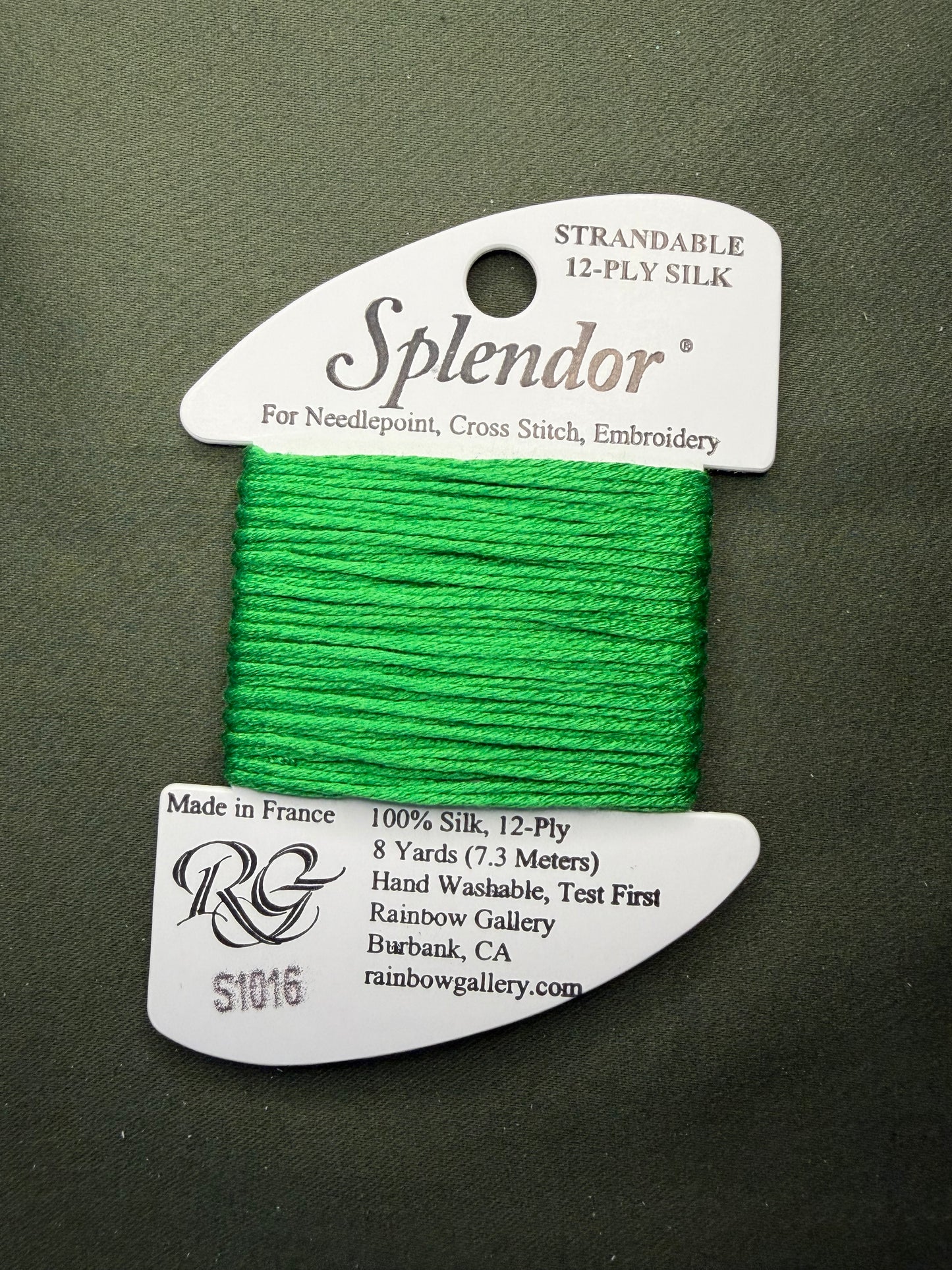 Splendor S1016-Med C'Mas Green